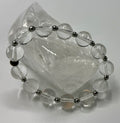 Quartz with Prayer Carved Bracelet