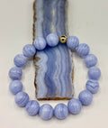 Blue- Laced Agate Bracelet