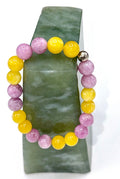 Yellow Jade and Strawberry Quartz
