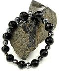 Hematite and Onyx Bracelet
