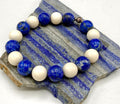 Lapis Lazuli and Bone Bracelet