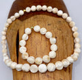 Pearl (Shell Shaped) Necklace and Bracelet Set